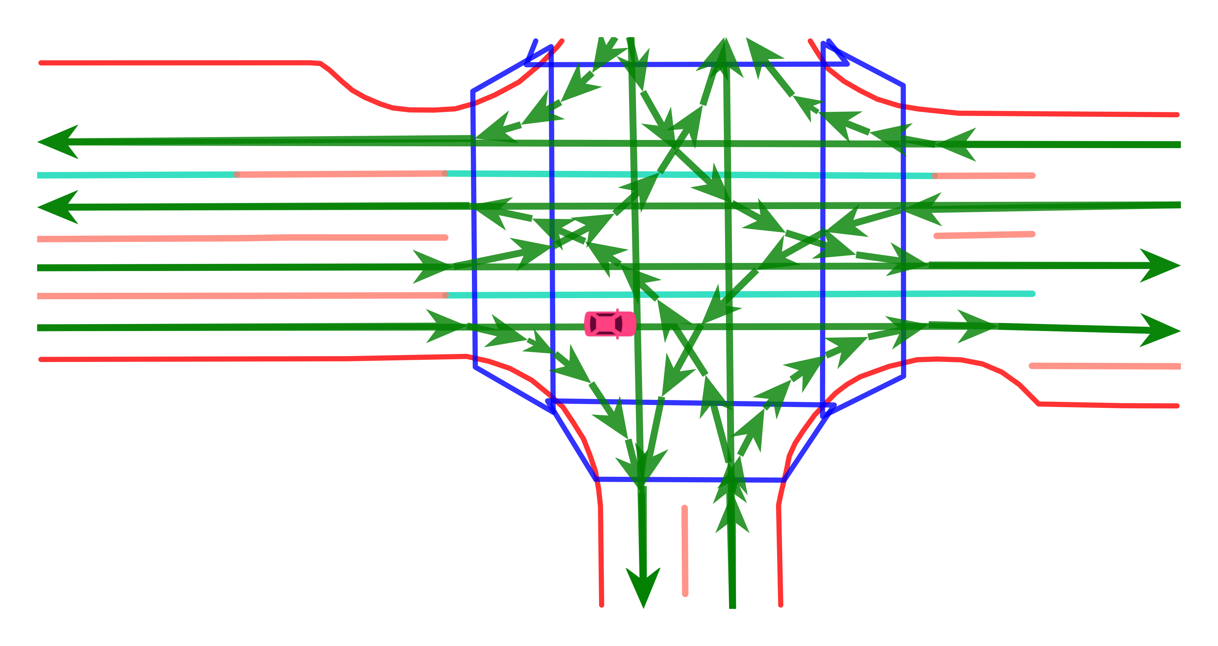 M3TR ground-truth HD map used in the map-completion benchmark